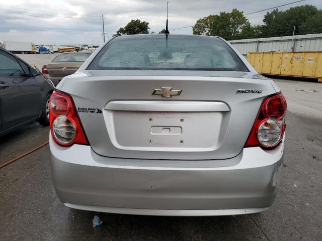 1G1JA5SH6D4184482 - 2013 CHEVROLET SONIC LS SILVER photo 6
