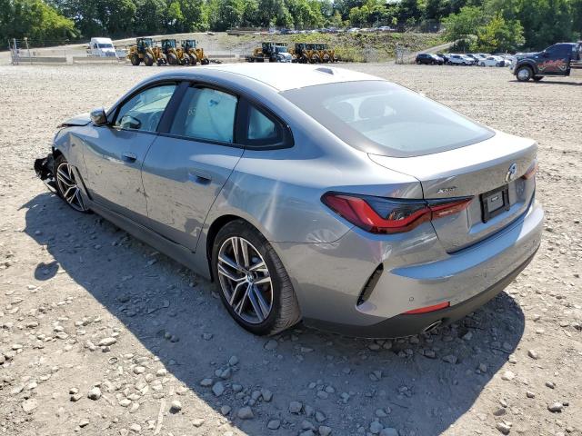 WBA73AV00PFN00135 - 2023 BMW 430XI GRAN COUPE GRAY photo 2