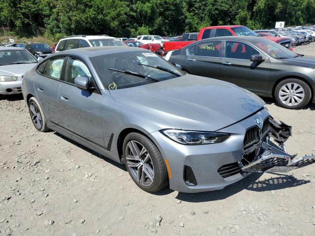 WBA73AV00PFN00135 - 2023 BMW 430XI GRAN COUPE GRAY photo 4