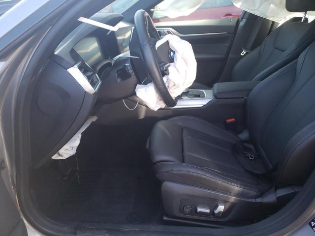 WBA73AV00PFN00135 - 2023 BMW 430XI GRAN COUPE GRAY photo 7