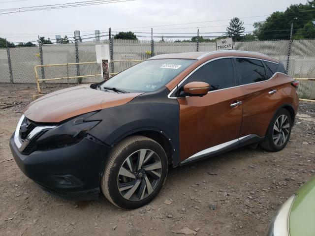 5N1AZ2MH8FN250373 - 2015 NISSAN MURANO S ORANGE photo 1