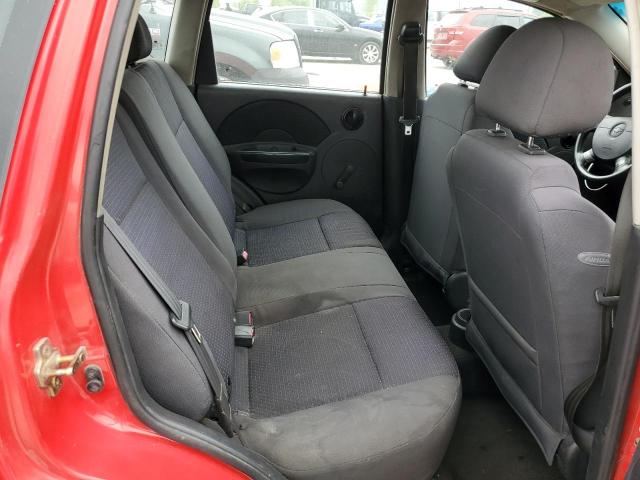 KL1TD66616B626399 - 2006 CHEVROLET AVEO BASE Qırmızı foto 10