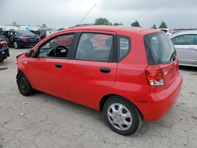 KL1TD66616B626399 - 2006 CHEVROLET AVEO BASE Qırmızı foto 2