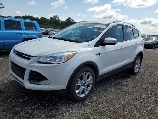 1FMCU9JX4EUE08630 - 2014 FORD ESCAPE TITANIUM WHITE photo 1