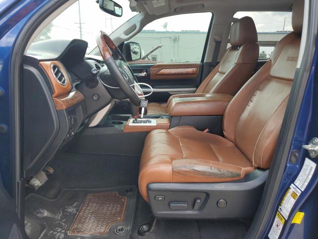 5TFGY5F18EX156242 - 2014 TOYOTA TUNDRA CREWMAX PLATINUM 蓝色 照片 7