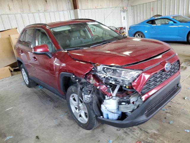 4T3RWRFVXMU030427 - 2021 TOYOTA RAV4 XLE RED photo 4
