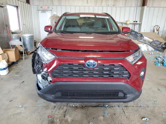4T3RWRFVXMU030427 - 2021 TOYOTA RAV4 XLE RED photo 5