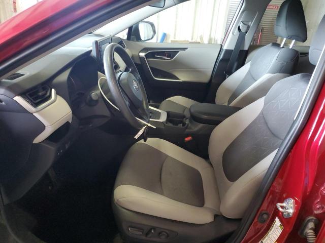 4T3RWRFVXMU030427 - 2021 TOYOTA RAV4 XLE RED photo 7