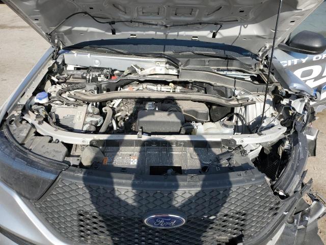 1FM5K8AB5PGA79824 - 2023 FORD EXPLORER POLICE INTERCEPTOR 银色 照片 12