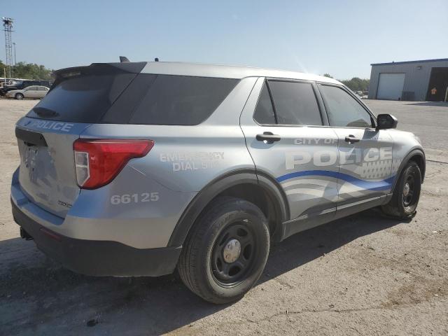 1FM5K8AB5PGA79824 - 2023 FORD EXPLORER POLICE INTERCEPTOR 银色 照片 3