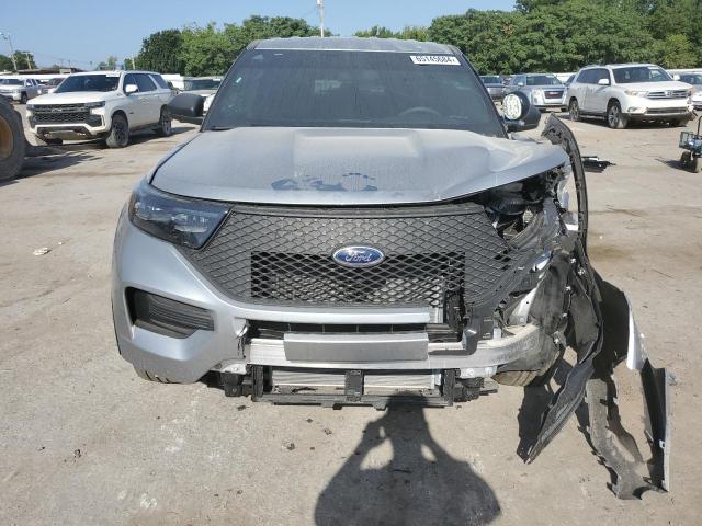 1FM5K8AB5PGA79824 - 2023 FORD EXPLORER POLICE INTERCEPTOR 银色 照片 5