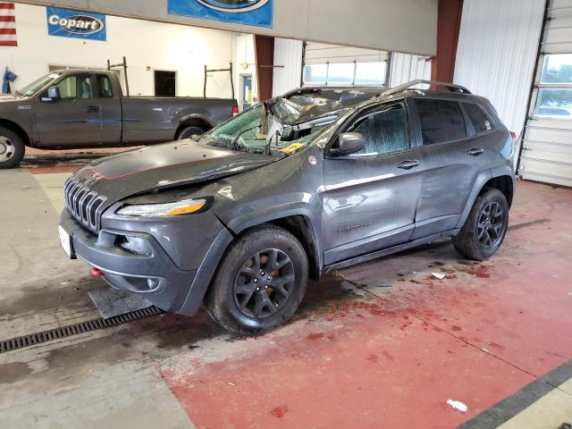 1C4PJMBS0FW684720 - 2015 JEEP CHEROKEE TRAILHAWK CHARCOAL photo 1