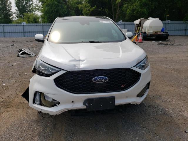 2FMPK4AP9KBB82970 - 2019 FORD EDGE ST WHITE photo 5