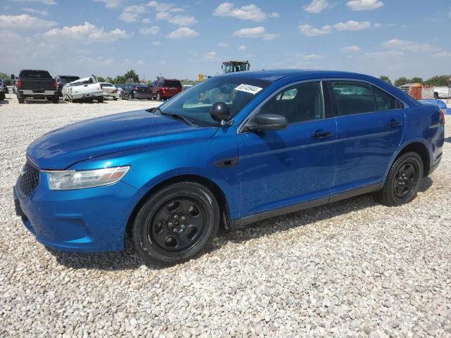 1FAHP2M8XDG162599 - 2013 FORD TAURUS POLICE INTERCEPTOR BLUE photo 1