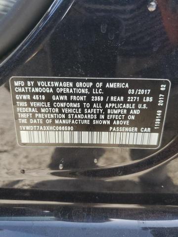 1VWDT7A3XHC066590 - 2017 VOLKSWAGEN PASSAT R-LINE Qara foto 12