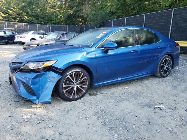 4T1G11AK2LU331480 - 2020 TOYOTA CAMRY SE BLUE photo 1