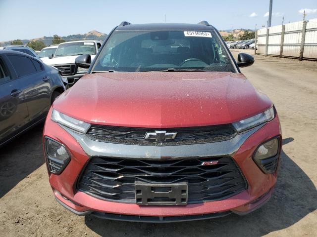 KL79MTSLXNB042950 - 2022 CHEVROLET TRAILBLAZE RS RED photo 5