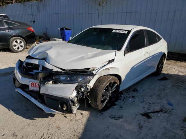 19XFC2F85LE005393 - 2020 HONDA CIVIC SPORT WHITE photo 2