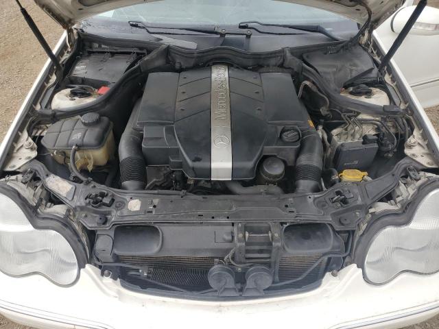 WDBRF61J13F350768 - 2003 MERCEDES-BENZ C 240 თეთრი ფოტო 11
