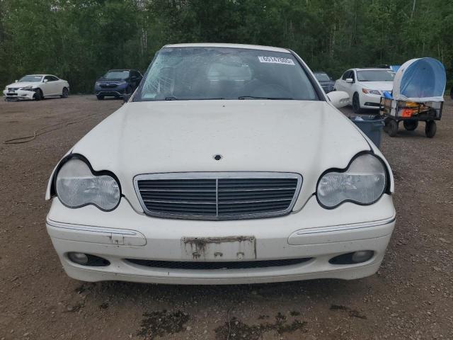 WDBRF61J13F350768 - 2003 MERCEDES-BENZ C 240 თეთრი ფოტო 5