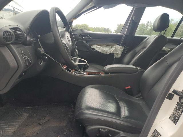 WDBRF61J13F350768 - 2003 MERCEDES-BENZ C 240 თეთრი ფოტო 7