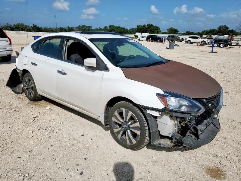 3N1AB7AP4KY408595 - 2019 NISSAN SENTRA S WHITE photo 4