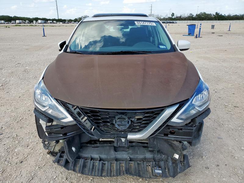 3N1AB7AP4KY408595 - 2019 NISSAN SENTRA S WHITE photo 5