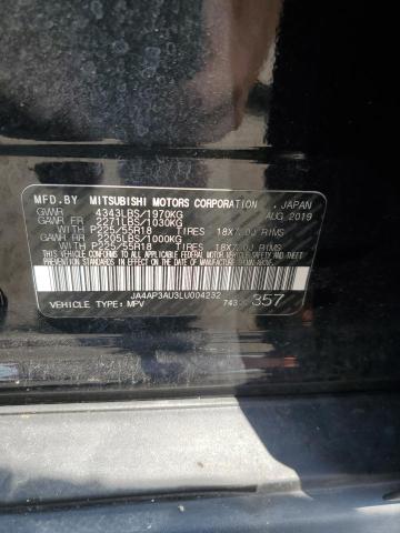 JA4AP3AU3LU004232 - 2020 MITSUBISHI OUTLANDER ES BLACK photo 14