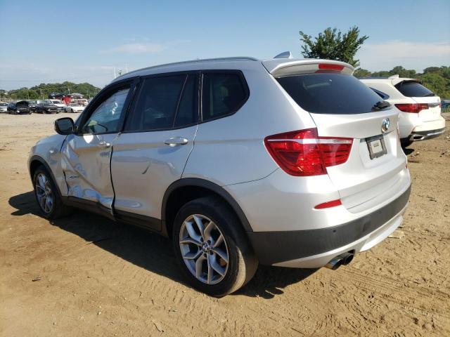 5UXWX7C54BL732928 - 2011 BMW X3 XDRIVE35I SILVER photo 2