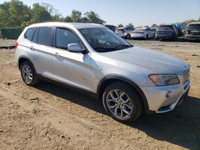 5UXWX7C54BL732928 - 2011 BMW X3 XDRIVE35I SILVER photo 4