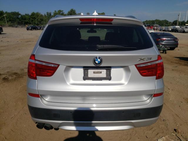 5UXWX7C54BL732928 - 2011 BMW X3 XDRIVE35I SILVER photo 6