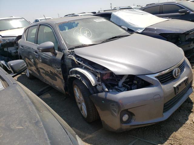 JTHKD5BHXD2143933 - 2013 LEXUS CT 200 GRAY photo 4