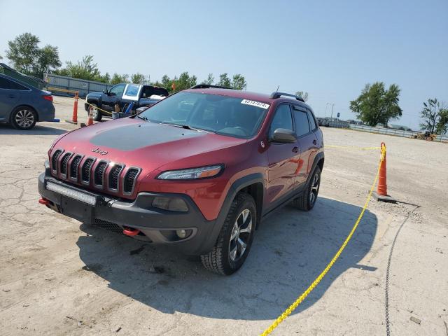 1C4PJMBS9FW786405 - 2015 JEEP CHEROKEE TRAILHAWK MAROON photo 1