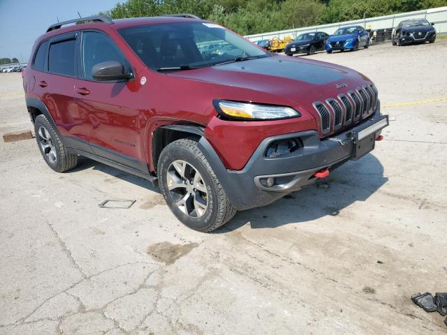 1C4PJMBS9FW786405 - 2015 JEEP CHEROKEE TRAILHAWK MAROON photo 4