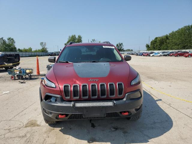 1C4PJMBS9FW786405 - 2015 JEEP CHEROKEE TRAILHAWK MAROON photo 5