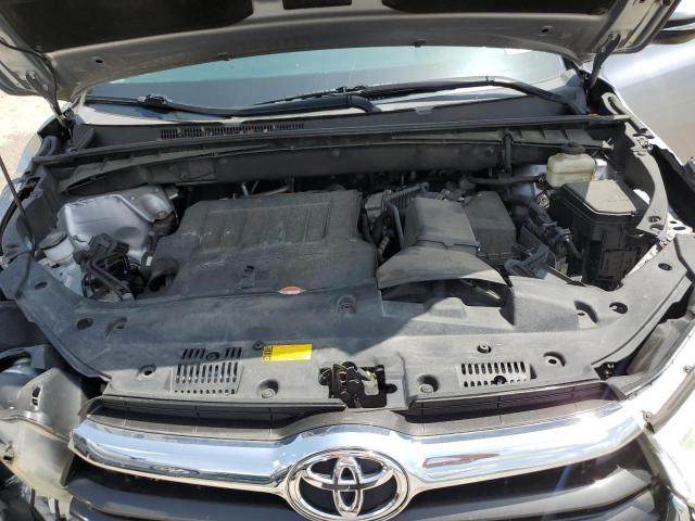 5TDJKRFH8GS506991 - 2016 TOYOTA HIGHLANDER XLE ვერცხლისფერი ფოტო 12