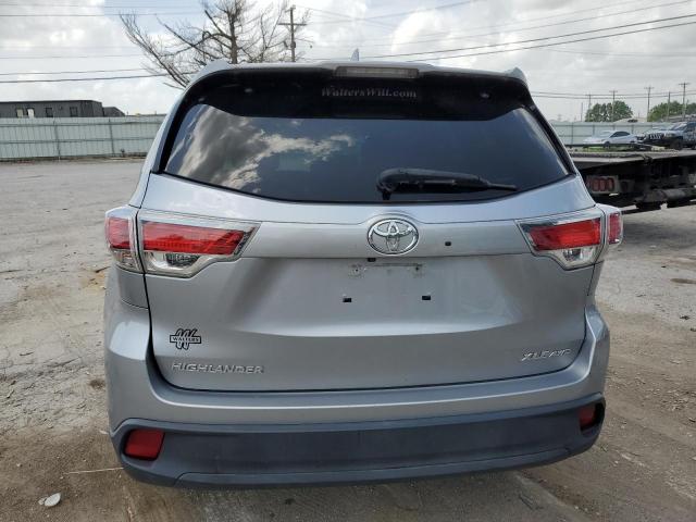 5TDJKRFH8GS506991 - 2016 TOYOTA HIGHLANDER XLE ვერცხლისფერი ფოტო 6