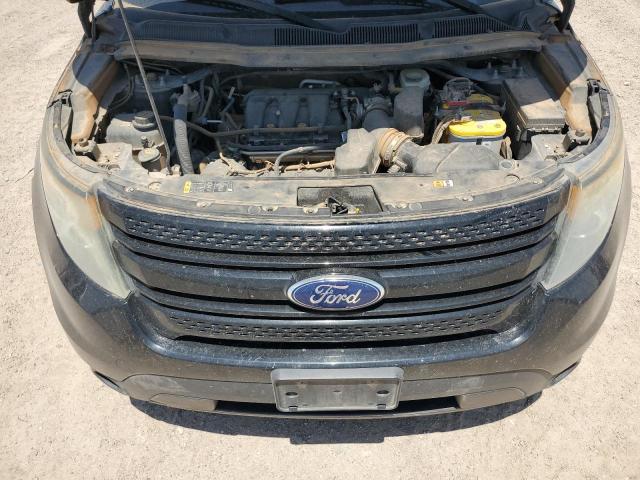 1FM5K8AR6EGB44643 - 2014 FORD EXPLORER POLICE INTERCEPTOR BLACK photo 12