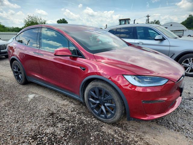 7SAXCAE51PF429601 - 2023 TESLA MODEL X RED photo 4