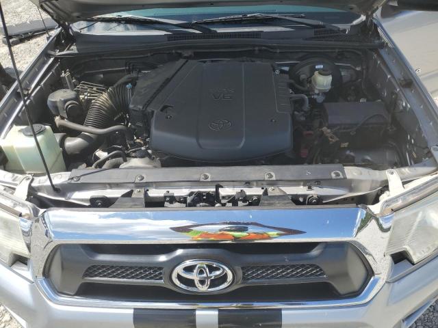 5TFJU4GN9FX075393 - 2015 TOYOTA TACOMA DOUBLE CAB PRERUNNER SILVER photo 11