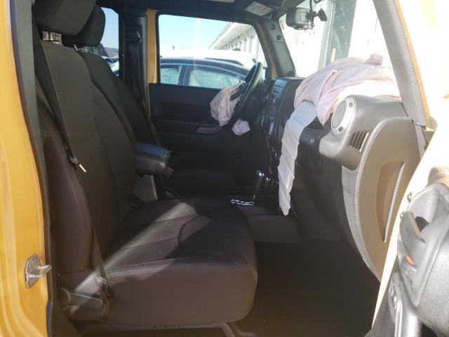 1C4HJWDG9EL126454 - 2014 JEEP WRANGLER U SPORT ოქროსფერი ფოტო 5