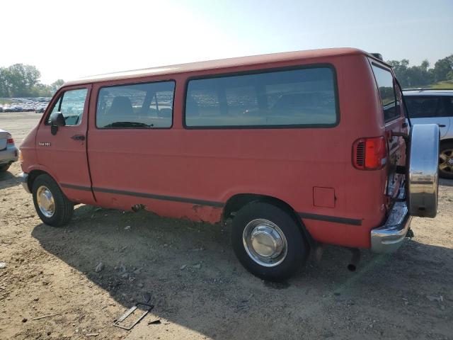 2B5WB35Z0RK147226 - 1994 DODGE RAM WAGON B350 RED photo 2