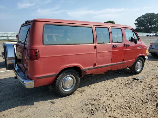 2B5WB35Z0RK147226 - 1994 DODGE RAM WAGON B350 RED photo 3