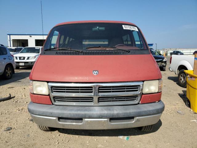 2B5WB35Z0RK147226 - 1994 DODGE RAM WAGON B350 RED photo 5