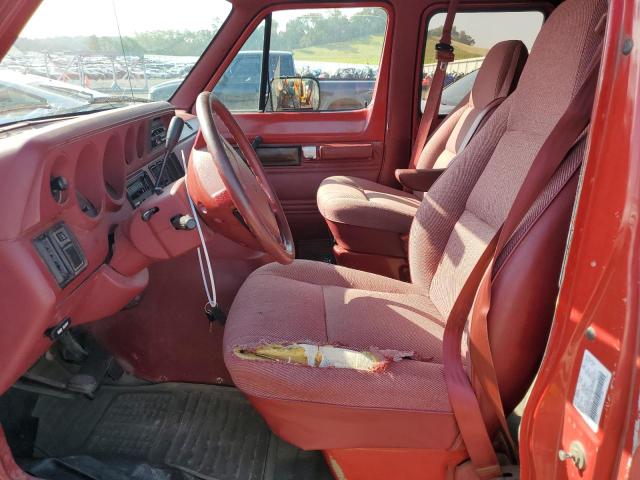 2B5WB35Z0RK147226 - 1994 DODGE RAM WAGON B350 RED photo 7