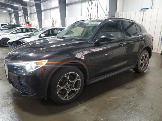 ZASFAKPN3J7B66470 - 2018 ALFA ROMEO STELVIO SPORT შავი ფოტო 1