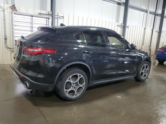 ZASFAKPN3J7B66470 - 2018 ALFA ROMEO STELVIO SPORT შავი ფოტო 3