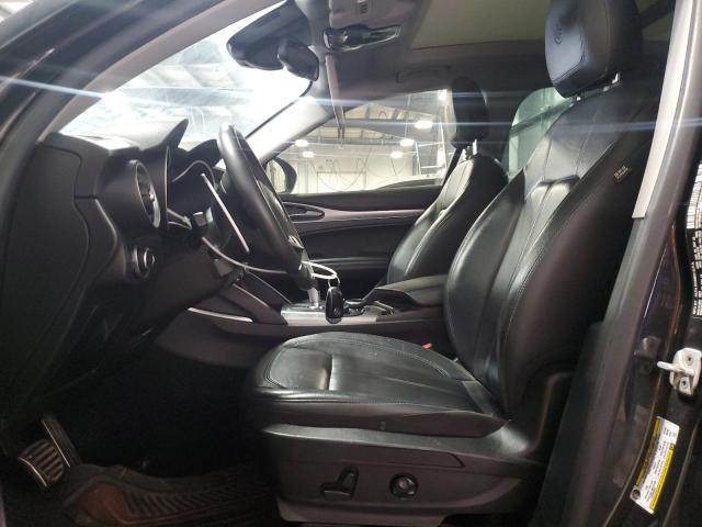 ZASFAKPN3J7B66470 - 2018 ALFA ROMEO STELVIO SPORT შავი ფოტო 7