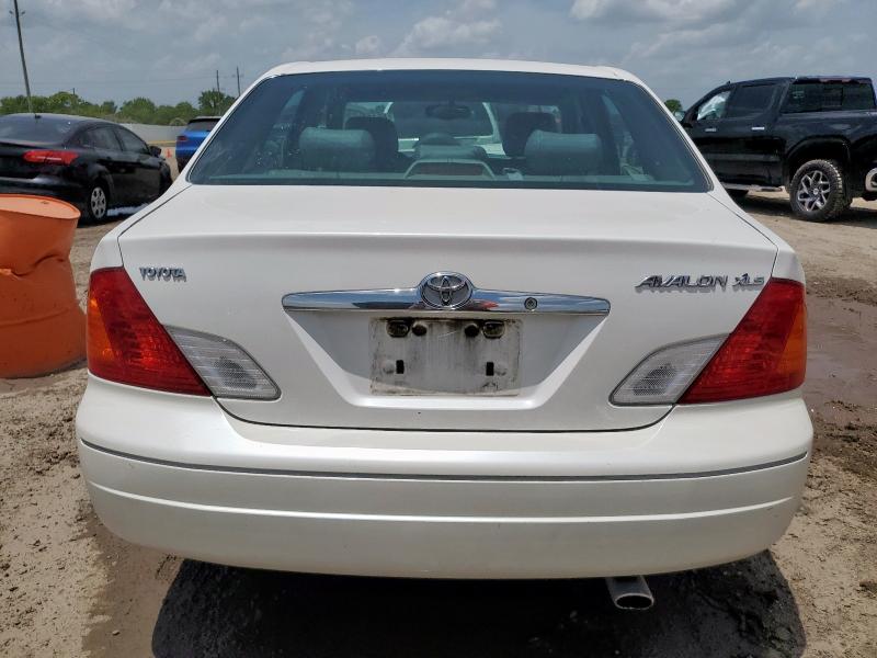 4T1BF28B42U244587 - 2002 TOYOTA AVALON XL WHITE photo 6