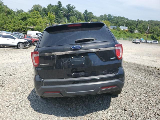 1FM5K8AR0JGA71179 - 2018 FORD EXPLORER POLICE INTERCEPTOR BLACK photo 6